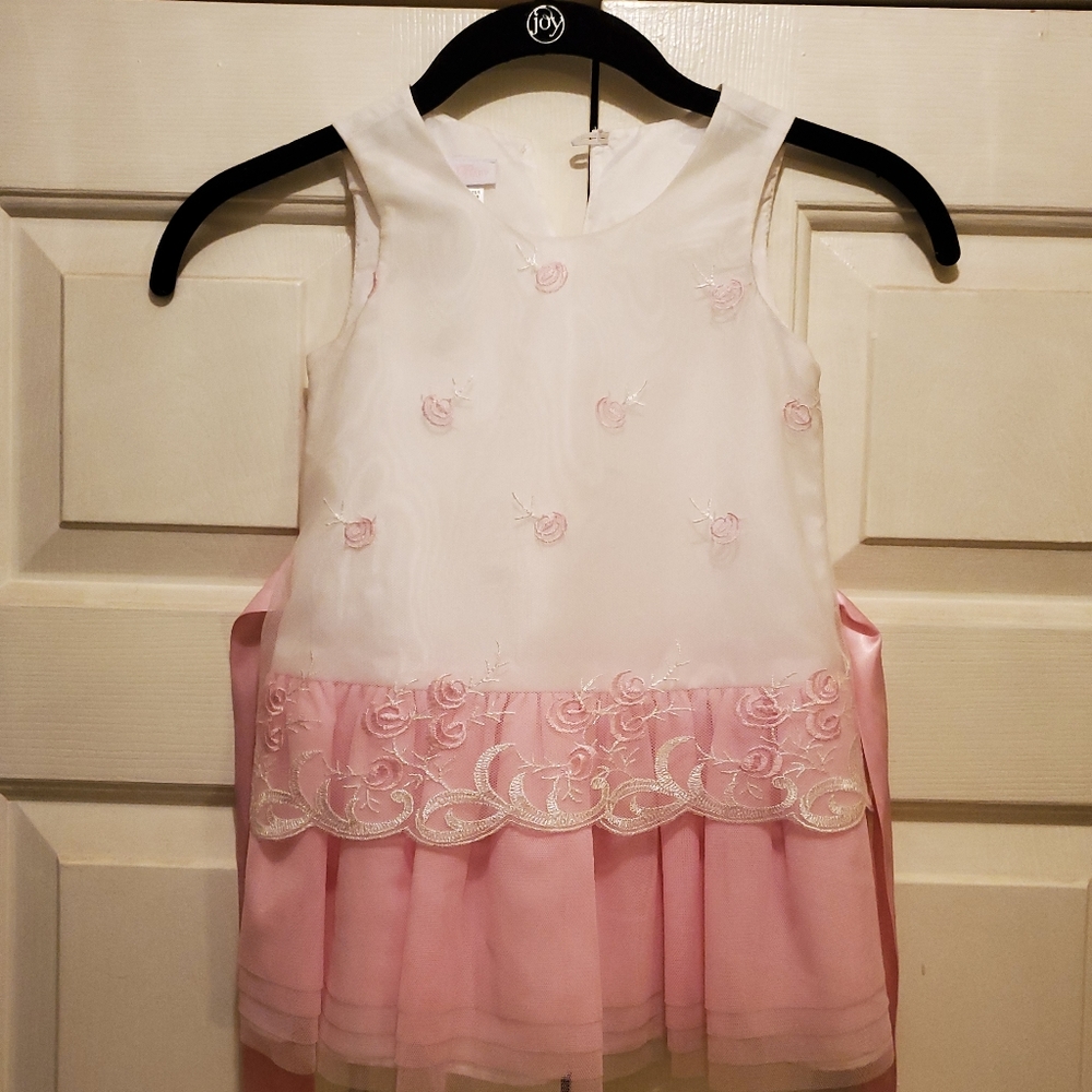 Pink and white Girls Dress
